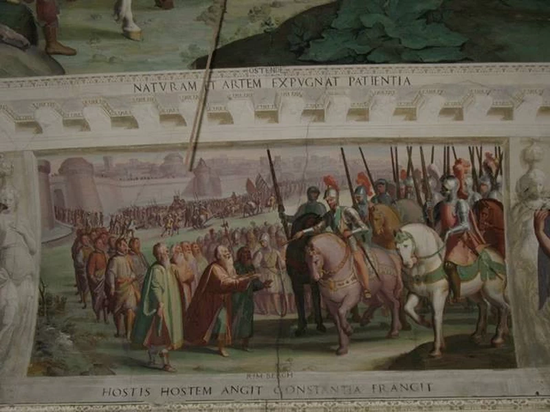 Ambrogio Spinola che riceve le chiavi della città di Rimberch - Villa Spinola di San Pietro